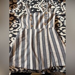 Stripped romper